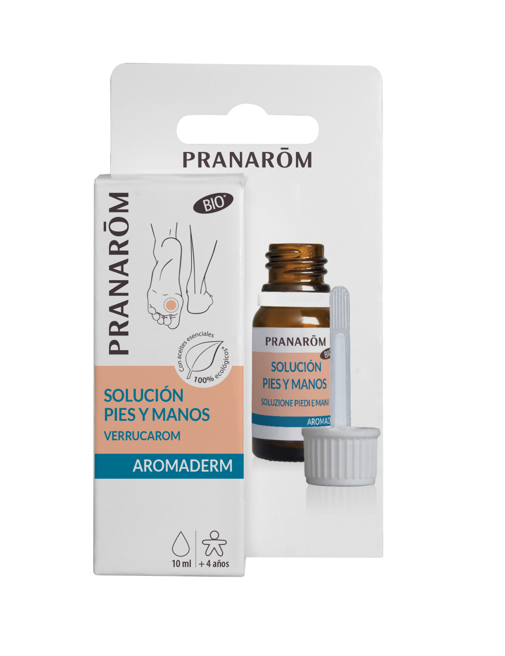 Pranarom Aromaderm Verrucom solución pies y manos (10ml)