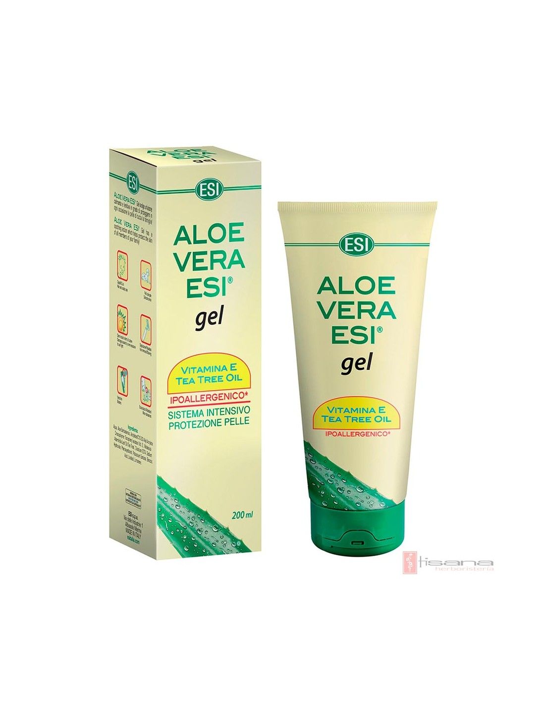 Esi Aloe Vera Gel con Árbol del Té (200 ml)