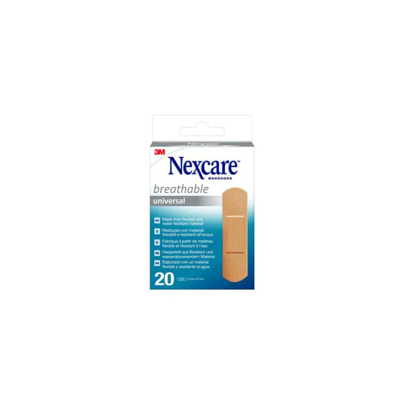 3M Nexcare Plasters Breathable (20 tiras)