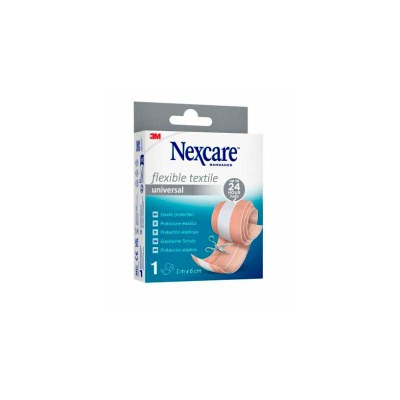 3m Nexcare Textile Aposito Adhesivo (5 Unidades) (1m X 6 Cm) Para Cortar