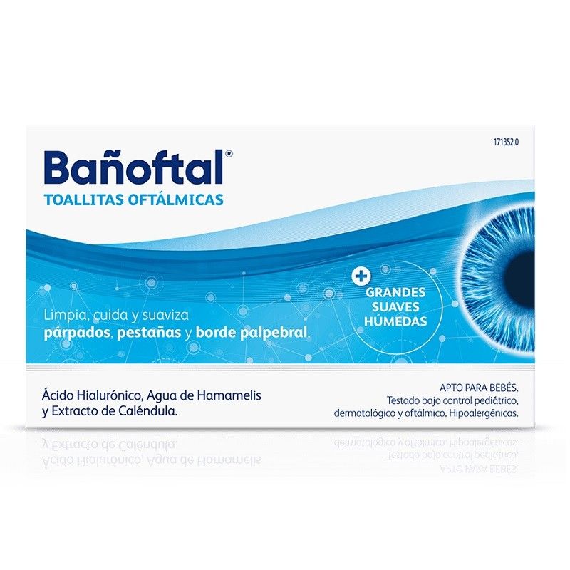 Bañoftal Toallitas Oftálmicas (20 Toallitas)