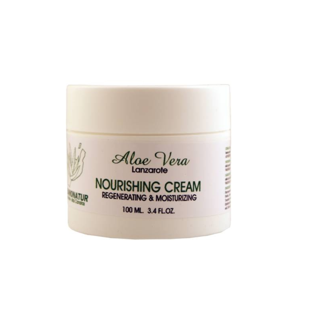 Crema Nutritiva Facial Regenerante e Hidratante de Aloe Vera (100ml)