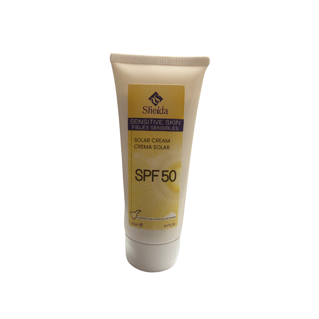 Protector solar pieles sensibles (SPF50) (100ml)