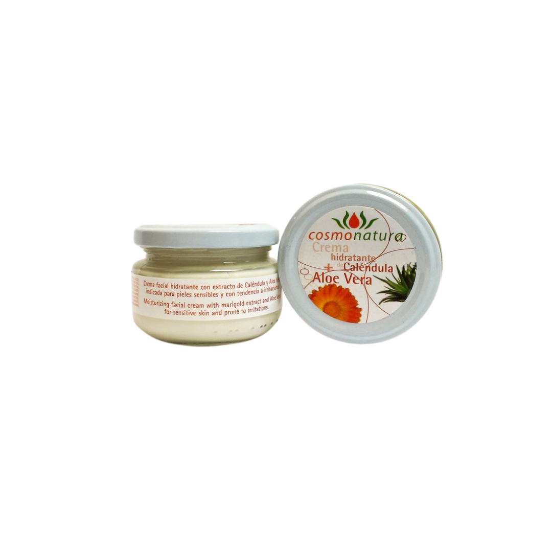 Crema hidratante y regeneradora de caléndula y Aloe Vera (120ml)