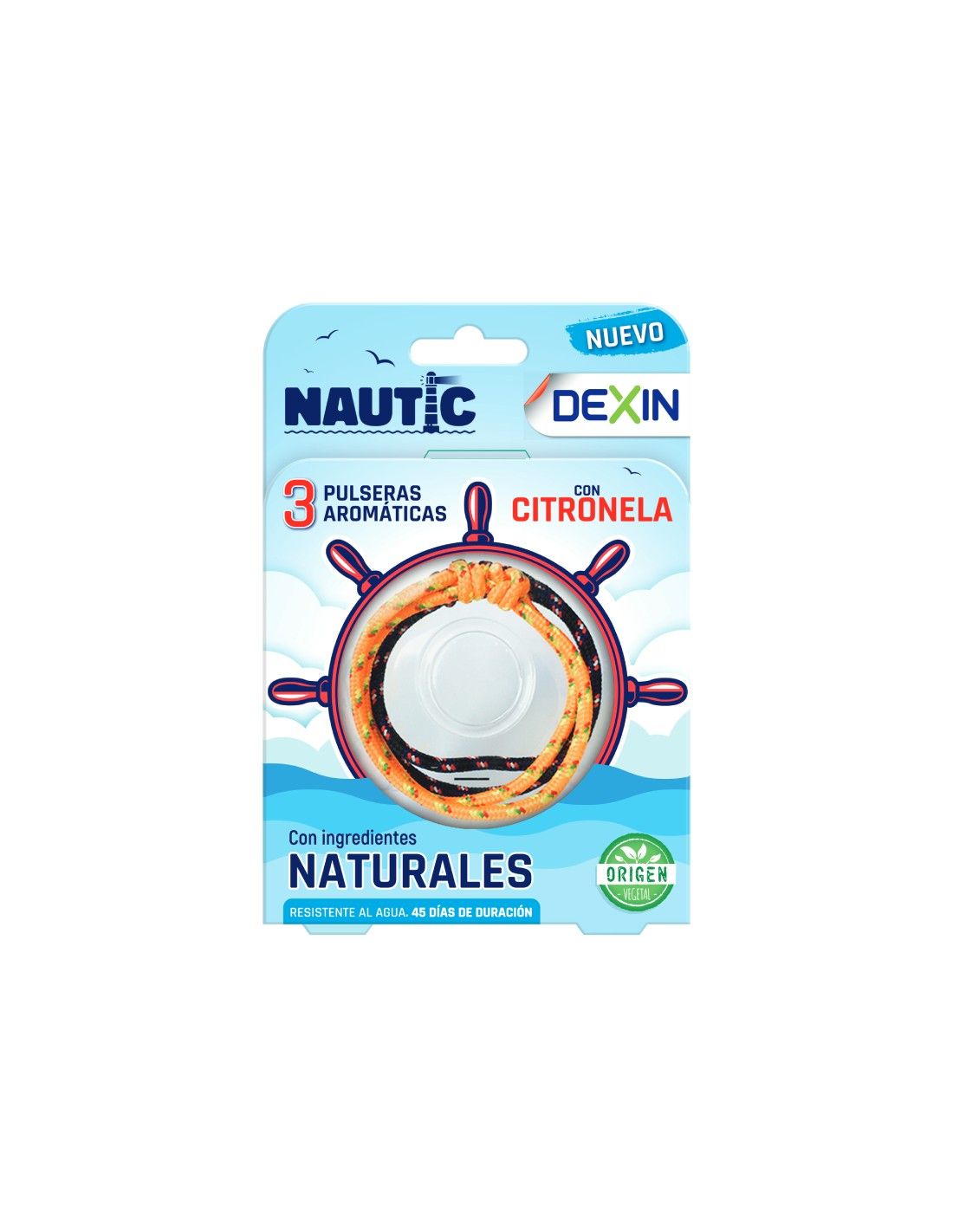 Dexin Nautic Pulsera Aromática con Citronela (3 Unidades)