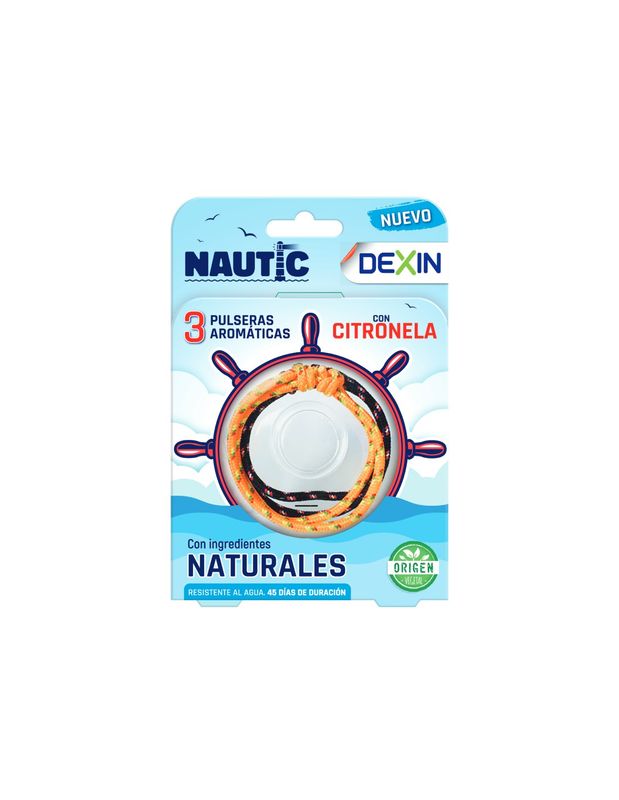 Dexin Nautic Pulsera Aromática con Citronela (3 Unidades)