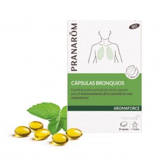 Pranarom Aromaforce Bronquios (BIO) (30Capsulas)