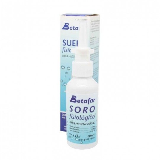 Suero Fisiológico Con Nebulizador  Betafar (60 ml)