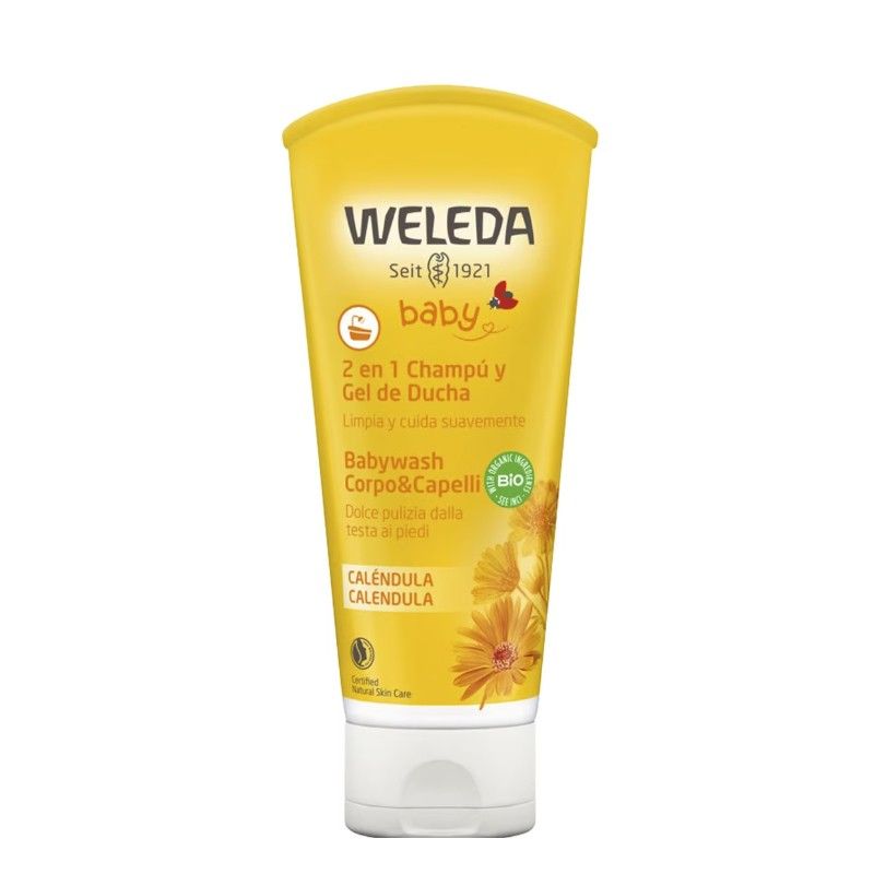 Weleda Champú y Gel de Caléndula Bebé (200ml) (BIO)