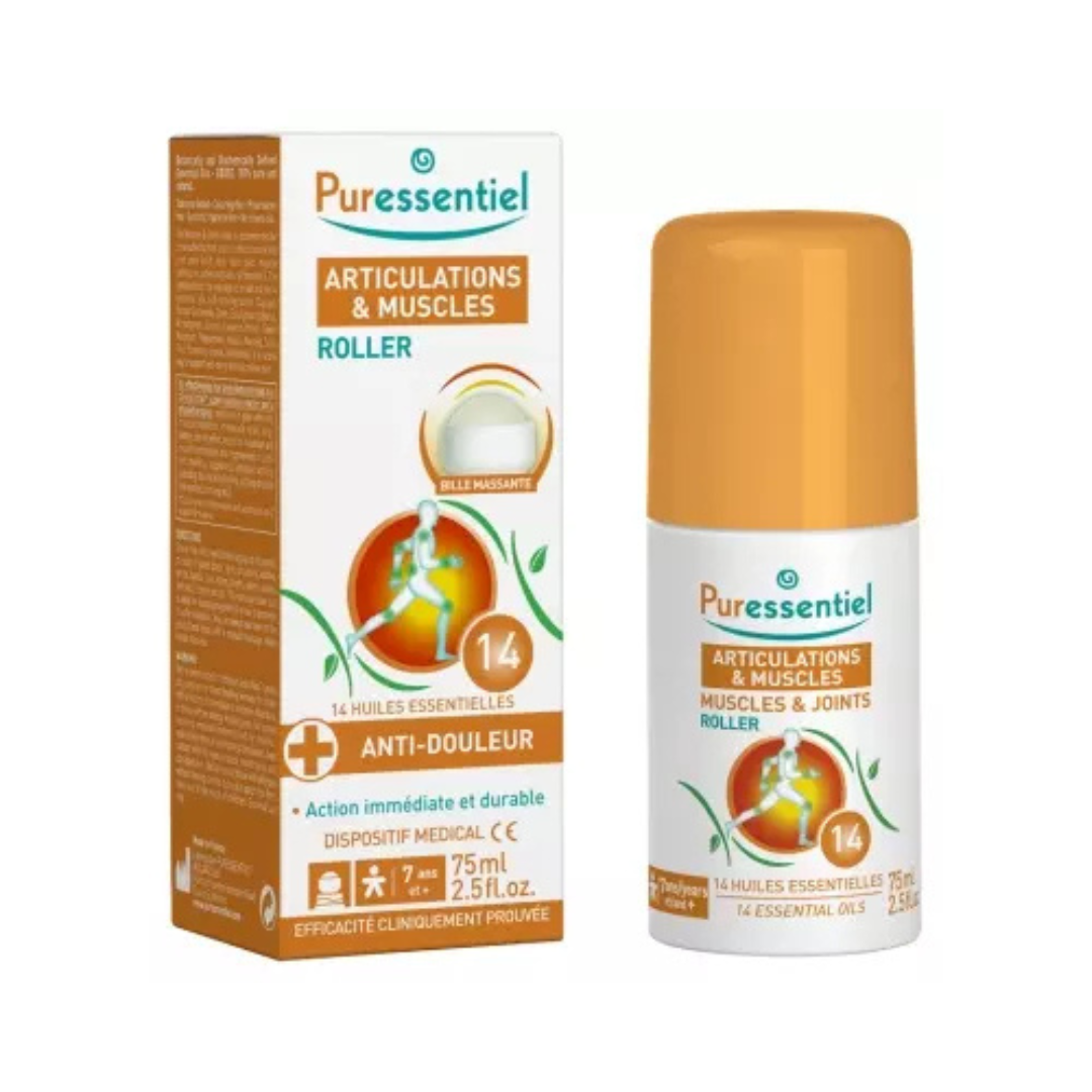 Puressentiel. Articulaciones & Músculos Roller con 14 Aceites Esenciales (75 ml)