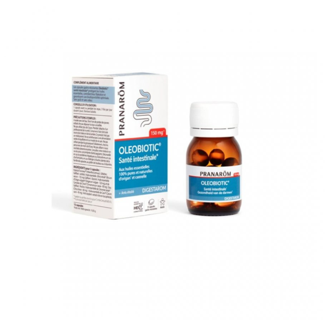 Pranarom Oleobiotic Salud Intestinal (15 cápsulas)