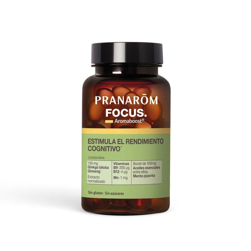Pranarom Aromaboost Focus 60 Cápsulas