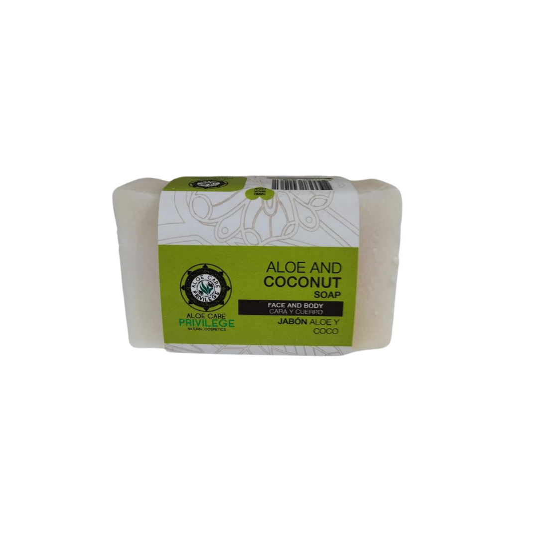 Jabón Artesanal Aloe Vera y coco