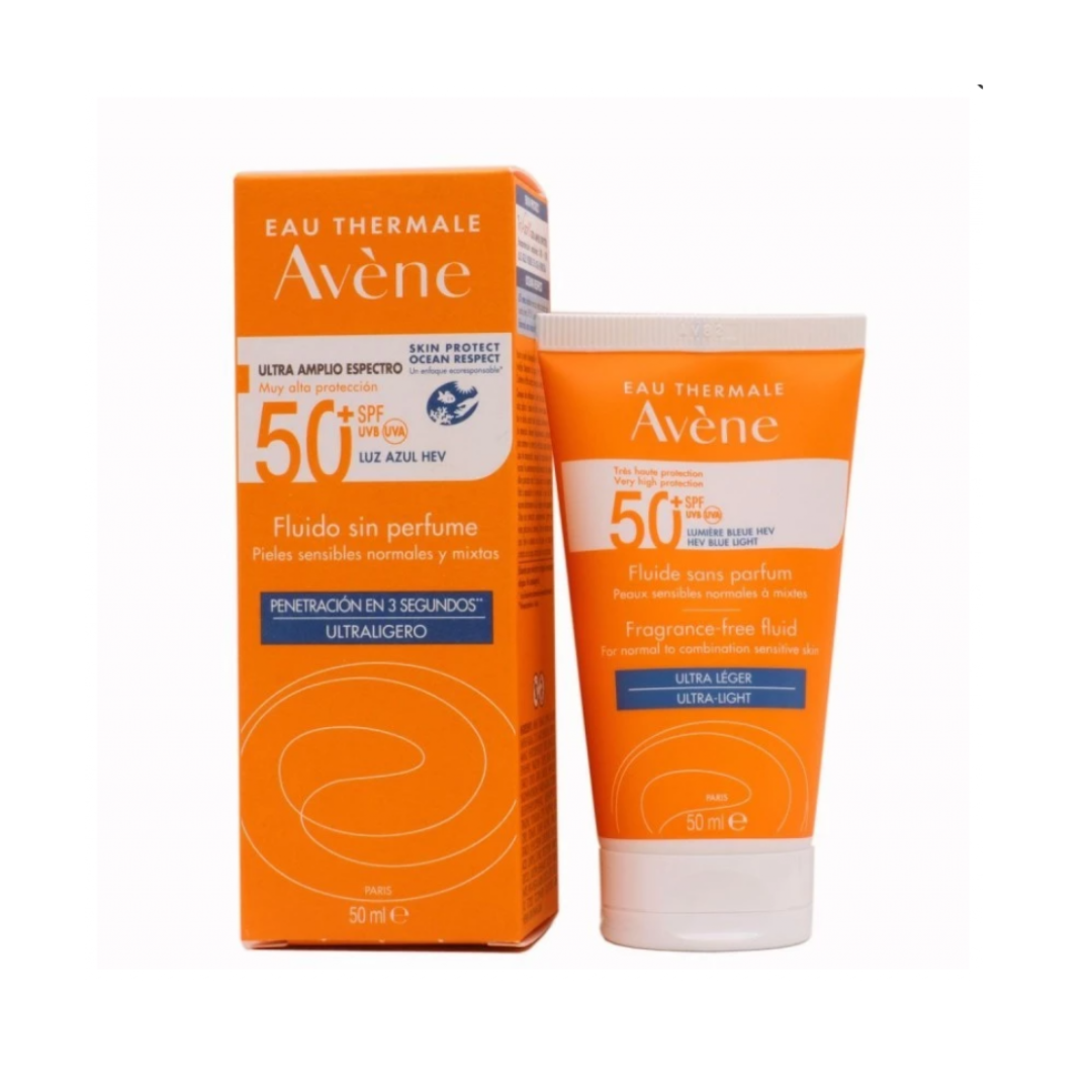 Avène Fluido de muy alta protección sin perfume(SPF 50+)  (50 ML)