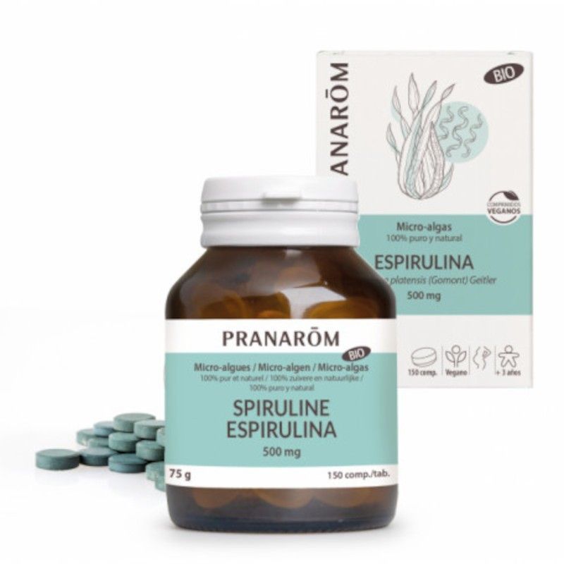 Pranarom Espirulina Micro Algas (500 mg) (150 Comprimidos)