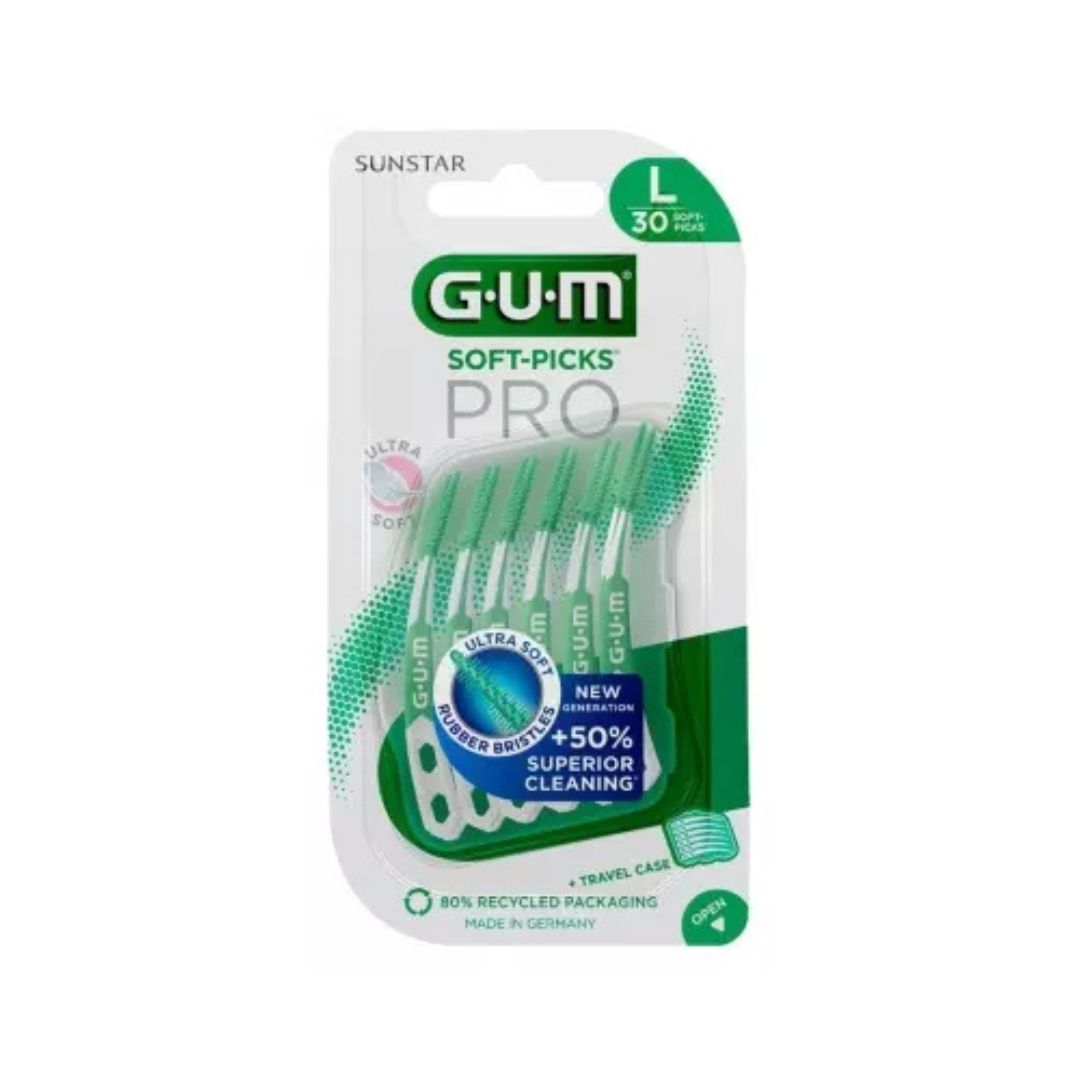 GUM Soft-Picks Pro 30 Unidades - Tamaño: L