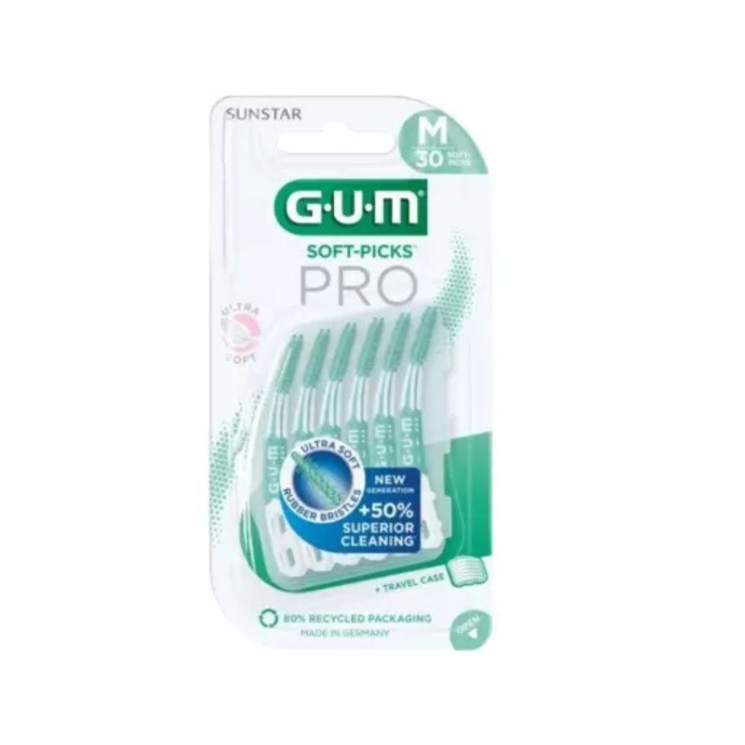 GUM Soft-Picks Pro 30 Unidades - Tamaño: M