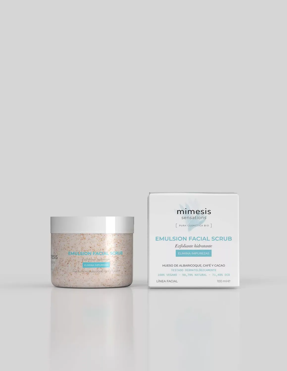 Mimesis Sensations Emulsion Facial Scrub  (BIO) (100ml)