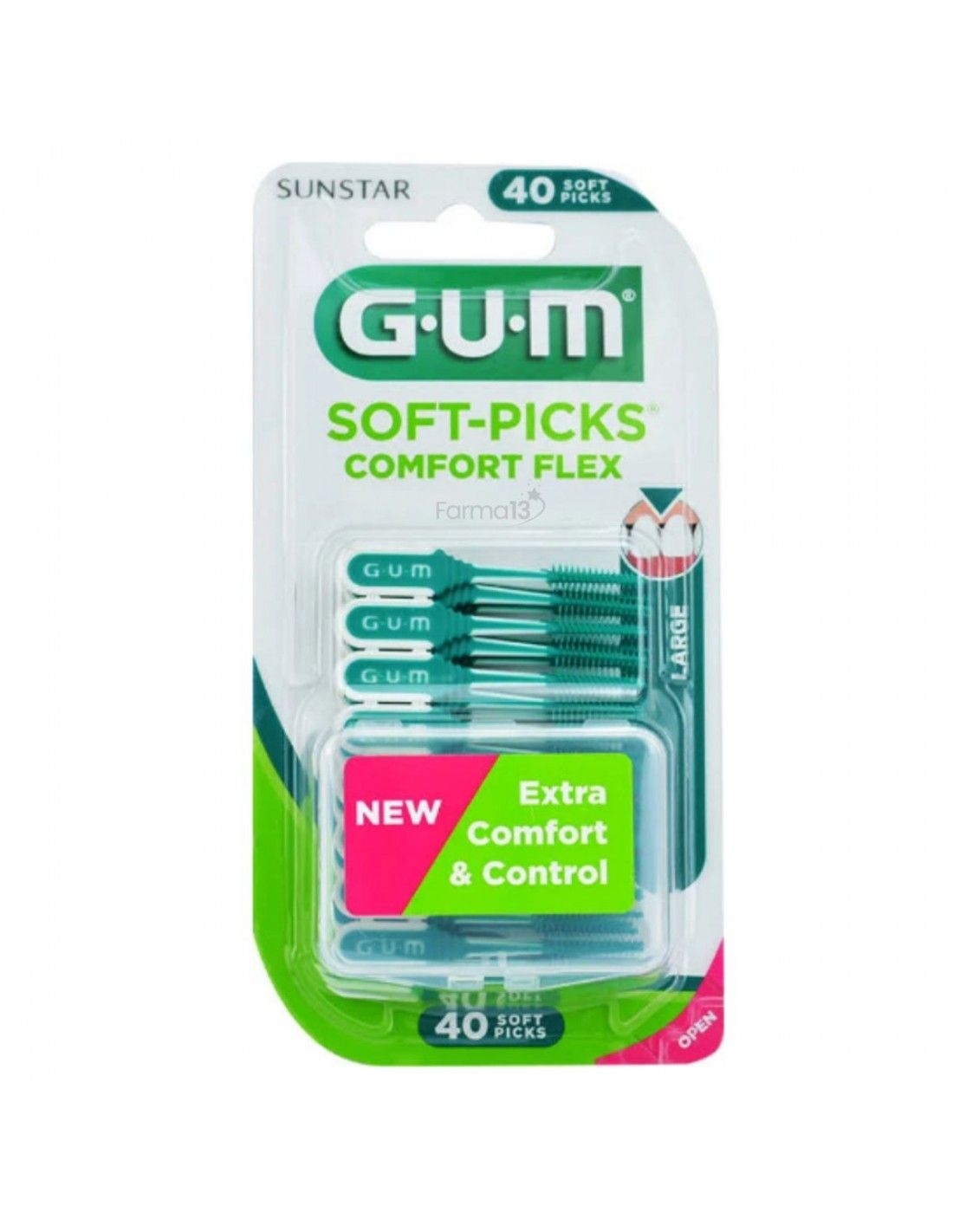 Gum Soft-Picks Comfort Flex T-L (40 Uds)
