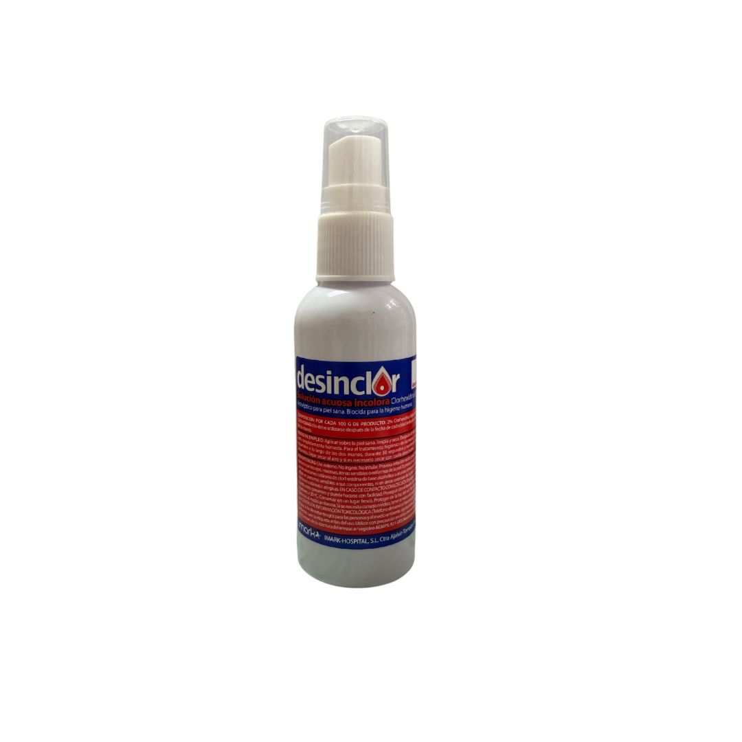 Solución Desinfectante - Clorhexidina Acuosa 2% Antiséptico (50 ml)