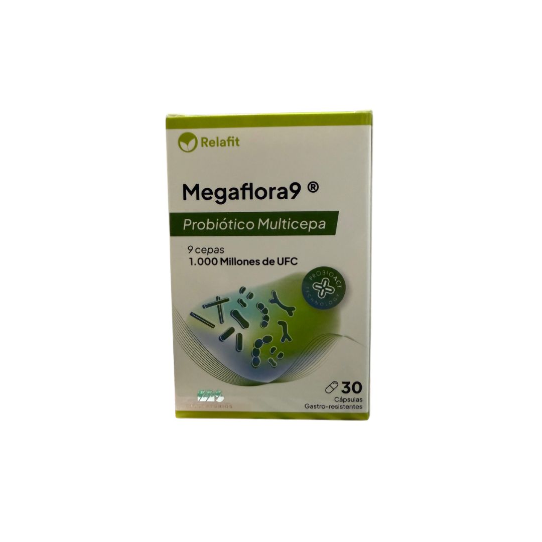 Megaflora9 (Probiotico Multicepa) (30 capsulas)