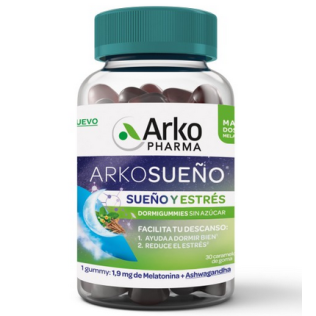 Arkosueño Dormigummies Sueño y Estres (30 gummies) Arkosueño Dormigummies Sueño y Estres (30 gummies)