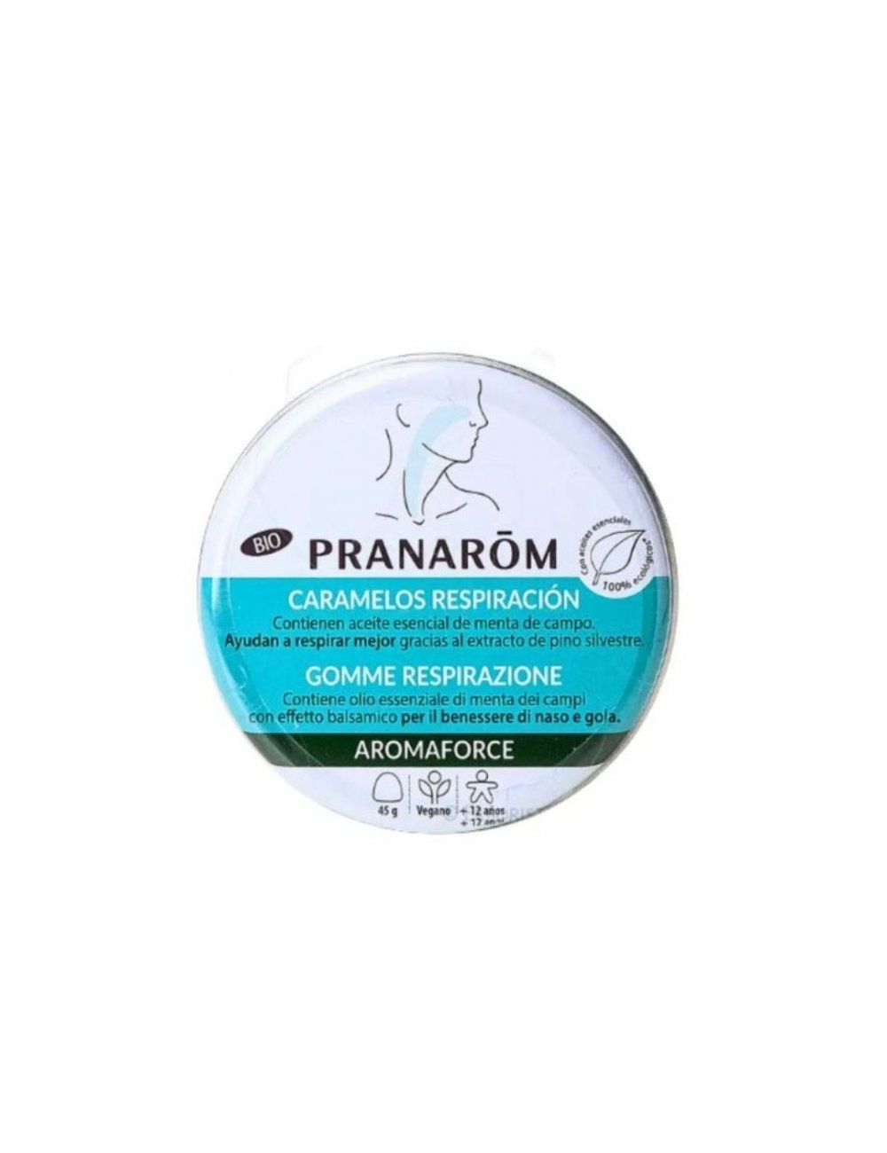 Pranarom Aromaforce Caramelos Emolientes Mentas (45g)