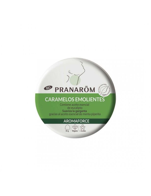 Pranarom Aromaforce Caramelos Emolientes de menta y eucalipto