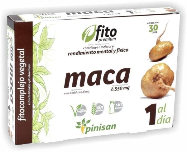 Pinisan Extracto Titulado de Maca (30 capsulas)