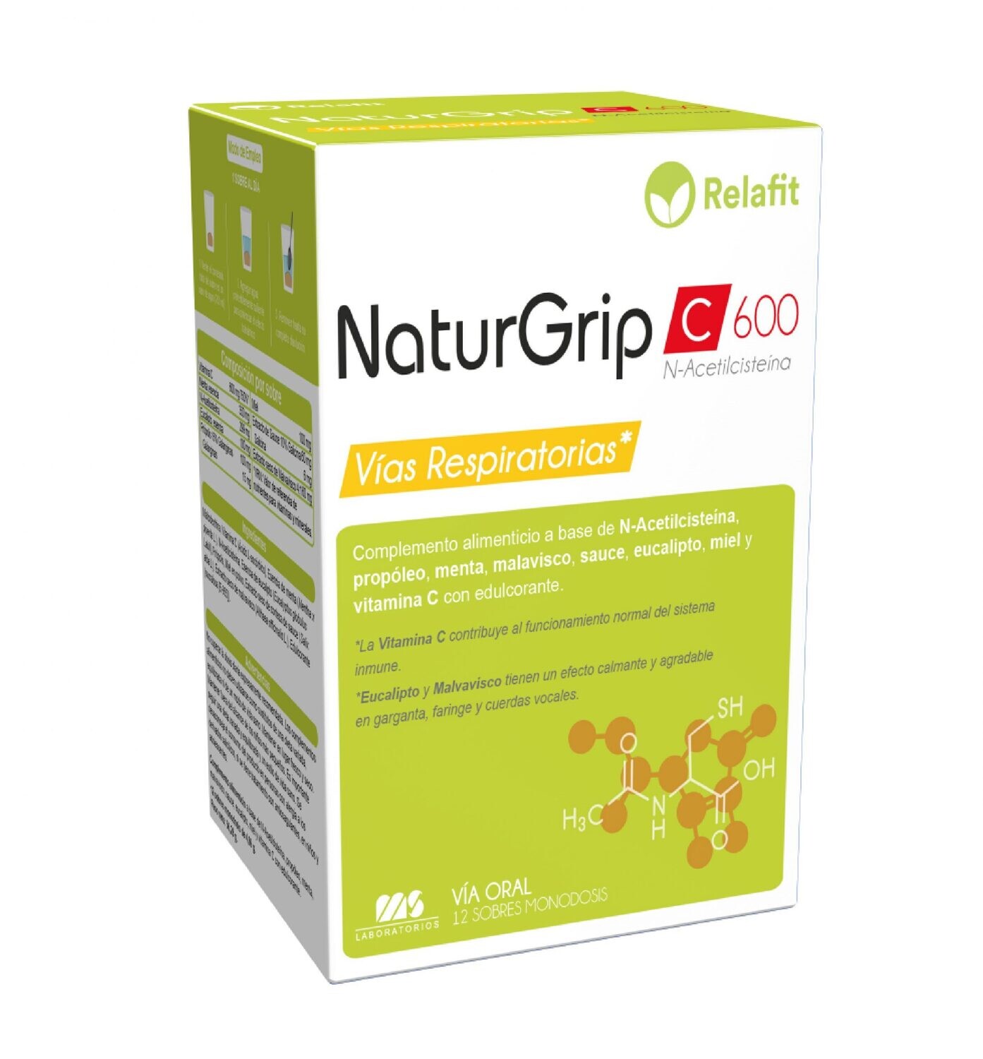 Naturgrip C600 (12 sobres) Naturgrip C600 (12 sobres)