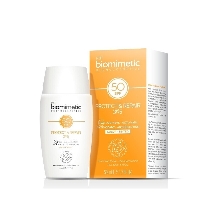 Biomimetic Protect & Repair 365 (SPF50) (con color) (50ml) (+) Biomimetic Protect & Repair 365 (SPF50) (con color) (50ml) (+)