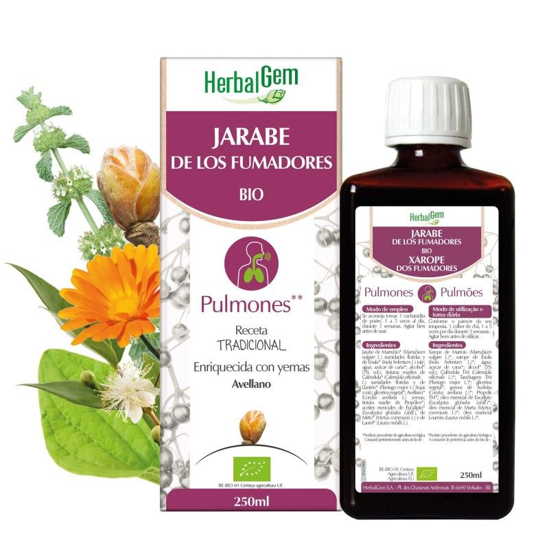 Herbalgem Jarabe de los Fumadores (Bio) (250 ml) Herbalgem Jarabe de los Fumadores (Bio) (250 ml)