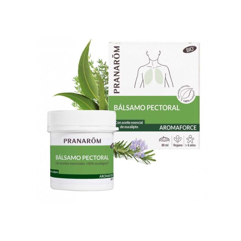 Pranarom Aromaforce Bálsamo Respiratorio, (80ml)