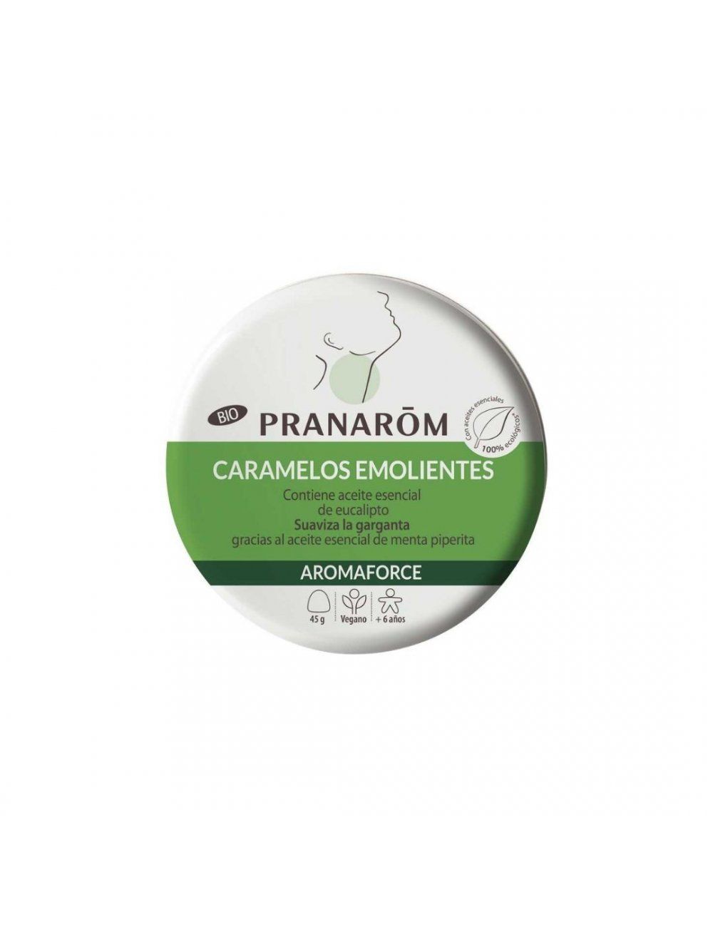 Pranarom Aromaforce Caramelos Emolientes de menta y eucalipto Pranarom Aromaforce Caramelos Emolientes de menta y eucalipto