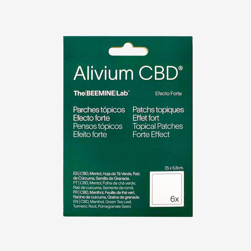 Beemine Parches Alivium CBD (6 unidades) Beemine Parches Alivium CBD (6 unidades)