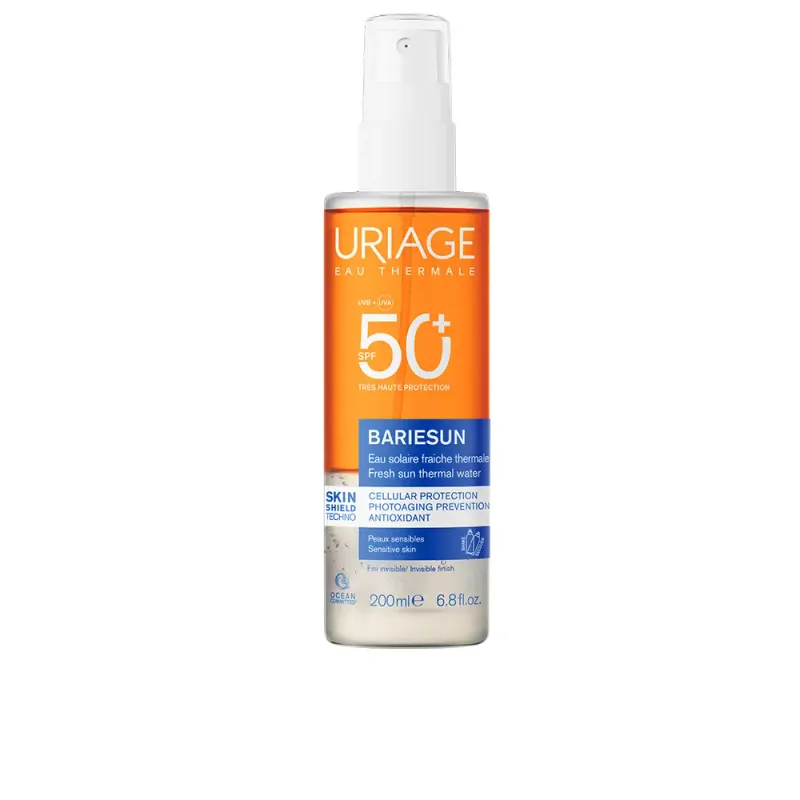 Uriage BARIÉSUN agua solar refrescante SPF50+ Uriage BARIÉSUN agua solar refrescante SPF50+