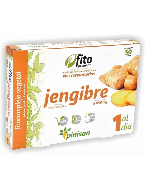 Fitopremium Jengibre, 30 Capsulas