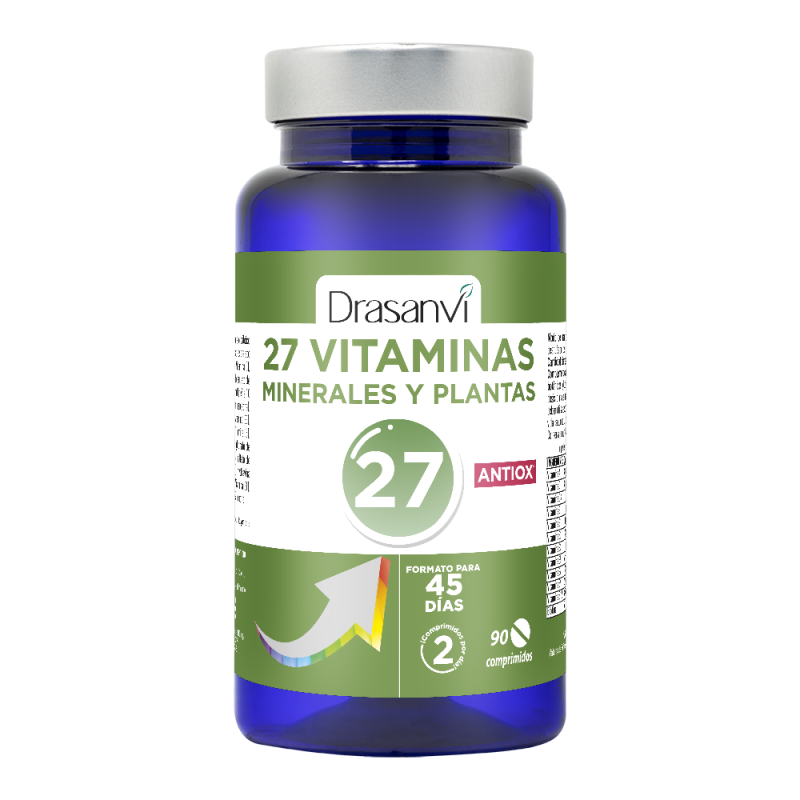 Drasanvi 27 Vitaminas + Minerales Antiox (90 Comprimidos) Drasanvi 27 Vitaminas + Minerales Antiox (90 Comprimidos)