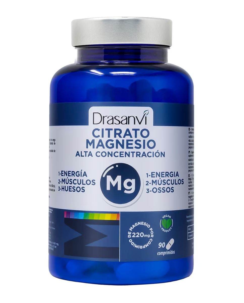 Drasanvi Mineral Citrato Magnesio Alta Concentracion 90 Comprimidos Drasanvi Mineral Citrato Magnesio Alta Concentracion 90 Comprimidos
