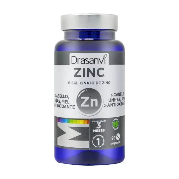 Drasanvi Mineral Bisglicinato de Zinc (90 comprimidos) Drasanvi Mineral Bisglicinato de Zinc (90 comprimidos)
