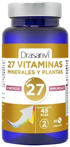 Drasanvi 27 Vitaminas + Minerales Energia E Inmunidad (90 Cápsulas) Drasanvi 27 Vitaminas + Minerales Energia E Inmunidad (90 Cápsulas)
