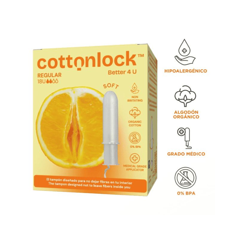 Tampones algodón con aplicador Cottonlock compact 16 ud Tampones algodón con aplicador Cottonlock compact 16 ud