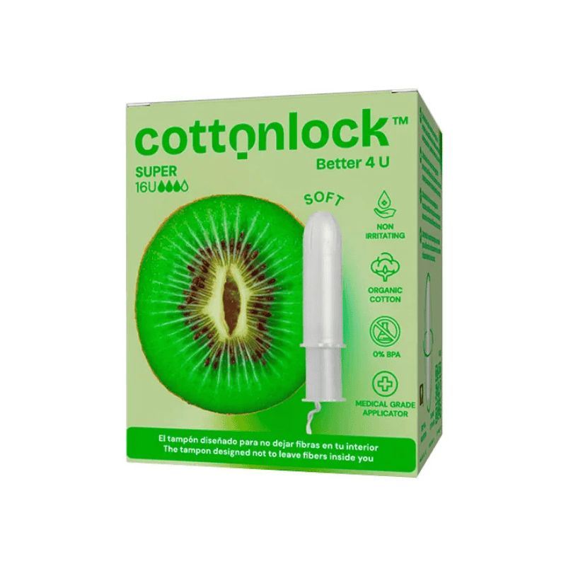 Cottonlock Tapón algodón regular con aplicador. Cottonlock Tapón algodón regular con aplicador.