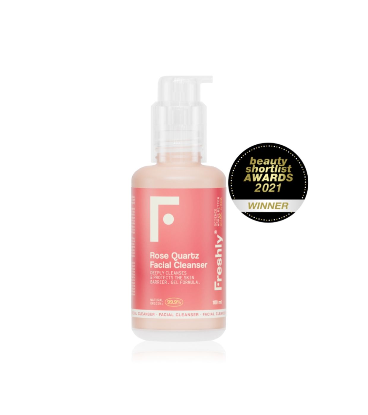 Freshly Cosmetics Limpiador facial Rose Quartz 100ml Freshly Cosmetics Limpiador facial Rose Quartz 100ml