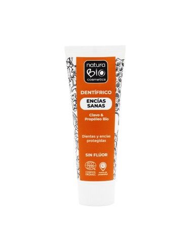 Pasta de dientes Encías Sanas con propóleo y clavo NaturaBIO Cosmetics Pasta de dientes Encías Sanas con propóleo y clavo NaturaBIO Cosmetics