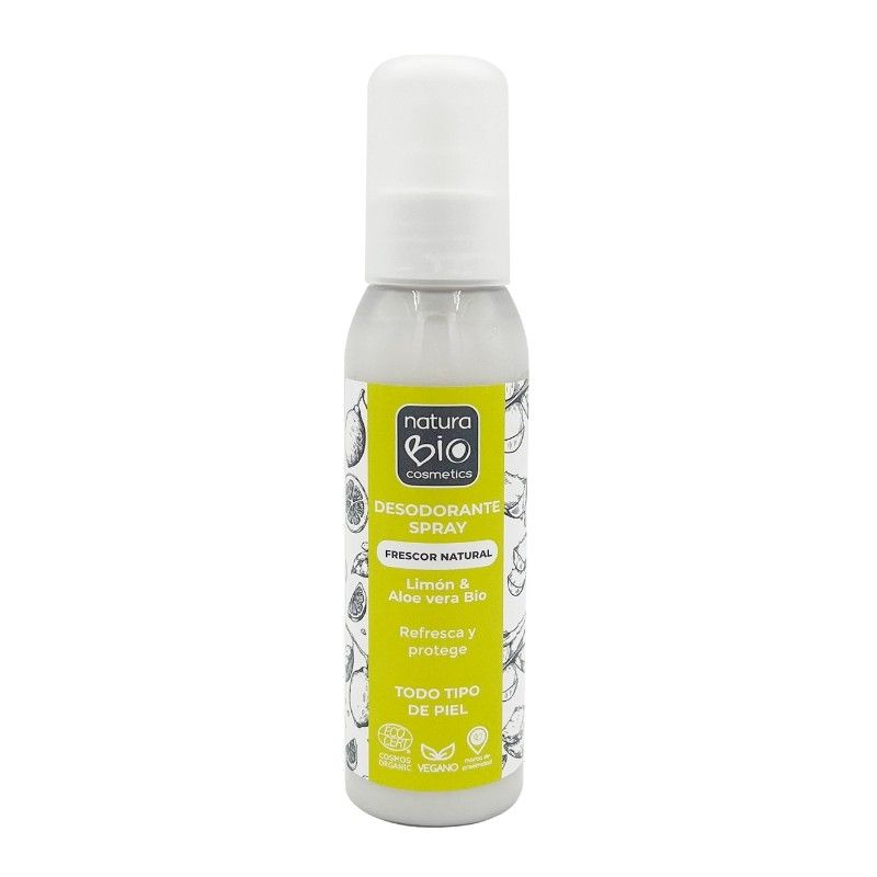 Desodorante natural spray frescor. NaturaBIO Cosmetics Desodorante natural spray frescor. NaturaBIO Cosmetics