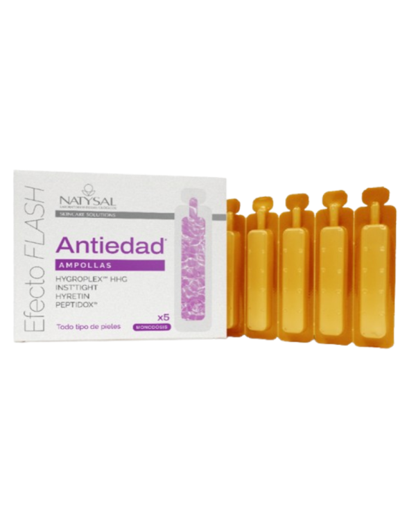 Efecto flash antiedad 5 ampollas natysal Efecto flash antiedad 5 ampollas natysal