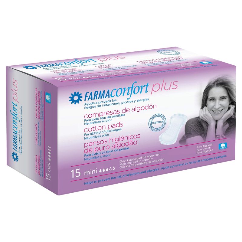 Farmaconfort plus compresas de algodon mini 15 c Farmaconfort plus compresas de algodon mini 15 c