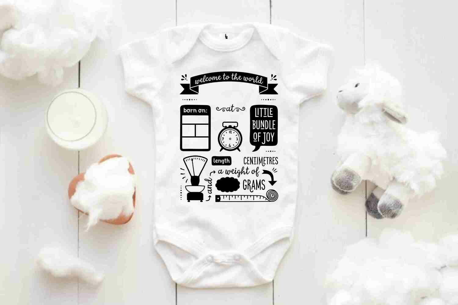 baby weight announcement