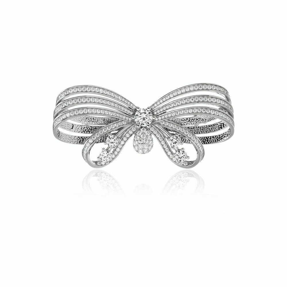 Broche lazo plata